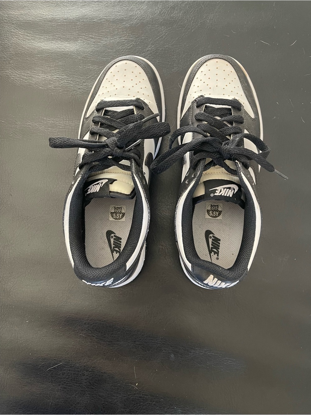 Nike Low-Top Sneakers in Black and White